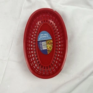 Rote Feinkostkörbe von Regent Products 6 Stück (2 - 3 Stück Packungen) *** NEU *** - Bild 1 von 4