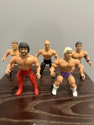 Juego de figuras de acción Remco de (5) Jimmy Garvin, Ric Flair, Greg, Baron, Mr. Perfect Foto 1 de 4