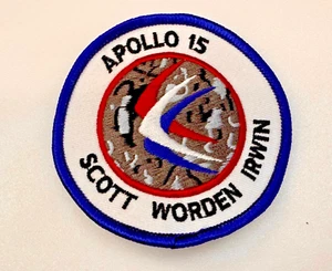 Apollo 15 XV 1971 NASA Moon Spaceflight Astronaut Scott Worden Irwin Patch - Picture 1 of 5