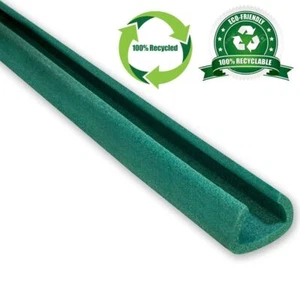 NUEVO 15-25mm x 2M LARGO ESPUMA BORDE PROTECTORES TIRAS CANAL U / CALIDAD - Imagen 1 de 3