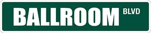 *Alluminio* Sala da Ballo 4" x 18" Metallo Novità Cartello Stradale SS 473 - Foto 1 di 1