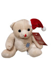 Teddy Bear Super Soft Plush Fluff Toy Baby Gift Snuggle Cuddly with Ribbon Cream