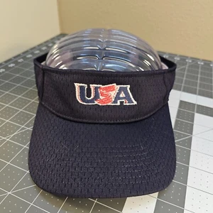 USA Richardson Pro 740 Med-Lrg Navy Adjustable Sun Visor - Picture 1 of 9