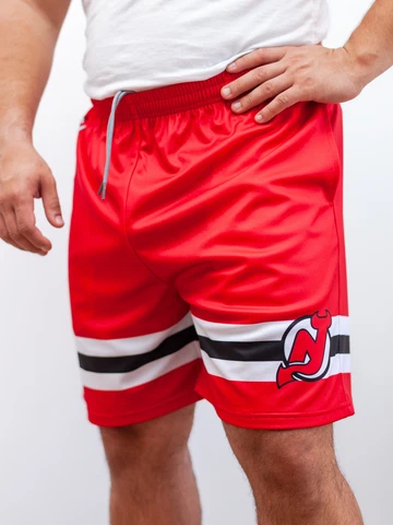 New Jersey Devils Mesh Hockey Shorts Cover