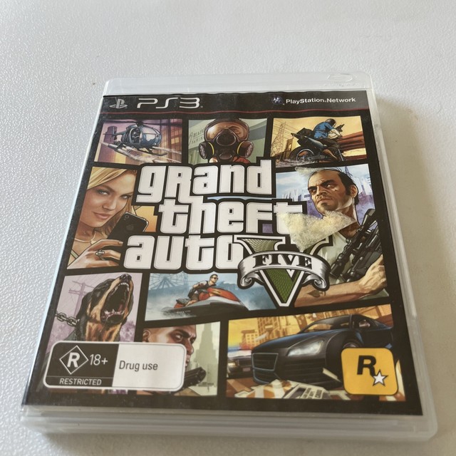 Grand Theft Auto Gta 5 Ps3 Mídia Cd Lacrado + Mapa Do Jogo em