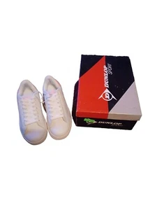 Dunlop Deportivo Mujer Zapatos con Cordones Tenis Evonne Blanco Rosa Talla 7 - Imagen 1 de 8