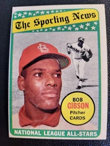 1969 Topps - The Sporting News All Star Selection #432 Bob Gibson - Picture 1 of 13