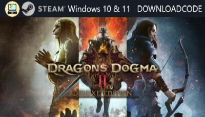 NEU PC Computer Spiel Dragons Dogma 2 Deluxe Edt für Windows 10 11 STEAM Code - Bild 1 von 4