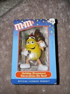 Kurt Adler Yellow M&M Christmas Holiday Ornament AA83 - Picture 1 of 2