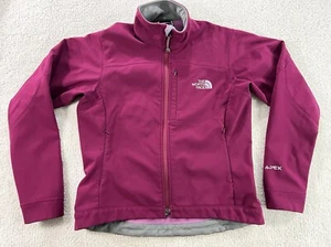 The North Face Jacket Women's XS Apex Soft Shell Fleece Lined Berry/Pink - Picture 1 of 9