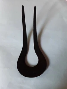 Peigne 2 dents ancien noir # comb - Picture 1 of 3