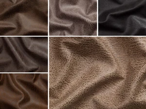 Polsterstoff Möbel-Stoff Bezugstoff Meterware Leder-Imitat Tobago Kunstleder - Bild 1 von 16