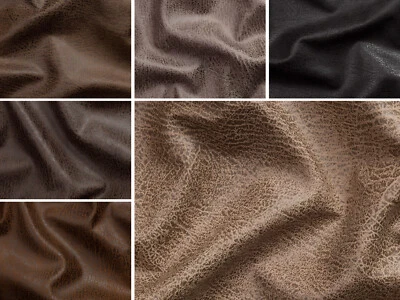 Polsterstoff Möbel-Stoff Bezugstoff Meterware Leder-Imitat Tobago Kunstleder - Bild 1 von 2