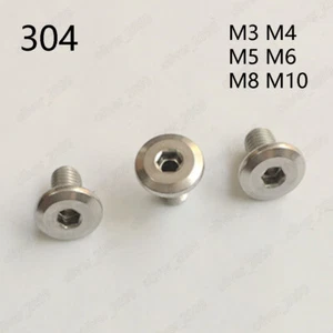 M4 M5 M6 M8 M10 Stainless Steel Furniture Connector Hex Flat Hollow Screw Bolt - Picture 1 of 4