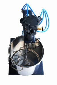 Automatic Mixer with Stand and 2 Shafts and Propellers Pneumatic Paint & Coating - Picture 1 of 17