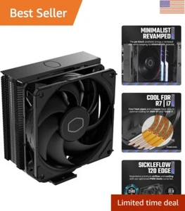 Hyper 212 Black CPU Cooler: 4 Copper Heat Pipes, Ultra-Quiet Operation - Bild 1 von 15