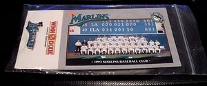1993 FLORIDA MARLINS: Spilla stagione inaugurale: Winn Dixie: NUOVISSIMA: Baseball MLB - Foto 1 di 4