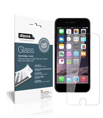 Protector Pantalla para I Apple iPhone 6 / 6S / 7 I Cristal Flexible I 9H I dipos Foto 1 de 4