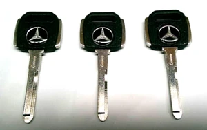 3x Blank Key For Mercedes Benz C S SEL SL SLC W126 W201 190 200 230 260 300 - Picture 1 of 6