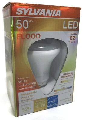 Sylvania 79618 R20 Efficient 6.5W Dimmable LED Indoor/Outdoor Flood Light Bulb, - Image 1 of 2