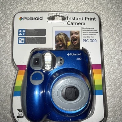 Polaroid Camera PIC 300 Instant Print Film Camera Blue New - Image 1 of 2