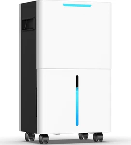 10L/Day Dehumidifier for Large Spaces with Auto Drain, Smart Control, 3 Modes - Picture 1 of 12