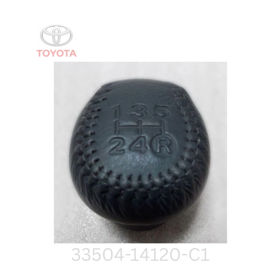 TOYOTA OEM Celica MR2 Spyder 00-05 BLACK LEATHER SHIFT KNOB 33504-14120-C1 - Imagem 1 de 1