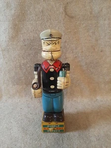Vintage 1950s Litho Tin Toy Battery Operated Bubble Machine Popeye Sailor Man - Picture 1 of 17