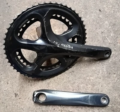 Catena doppia bici da strada Shimano Ultegra FC-6700, 172,5mm, 39/53, 10 velocità - Immagine 1 di 4