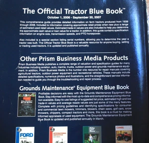 Estuche Kubota Ford The Official Tractor Libro Azul Edición 2007 Modelos 1939-2006 - Imagen 1 de 6