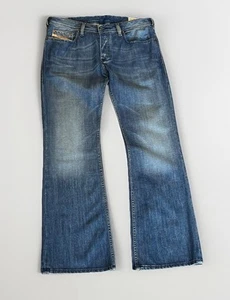 Jeans Diesel Zathan W32 L30 Lavado 008AT Azul Bootcut Hecho en Italia Y2K De Colección - Imagen 1 de 8