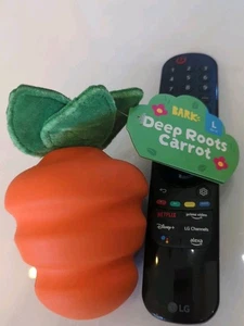 Bark Box Deep Roots Carota Super Chewer cane giocattolo nuovo con etichette L 50+ libbre profumo pancetta pasquale - Foto 1 di 3