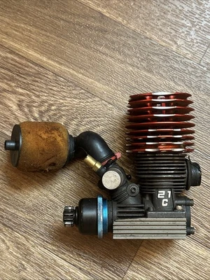 DYNAMITE MACH 2 .21 NITRO ENGINE- PROJECT For PARTS OR REPAIR - Image 1 of 4