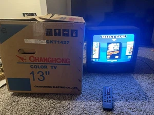 Changhong 13" TV CRT Retro Gaming Monitor CKT1427 getestet funktioniert - Bild 1 von 15