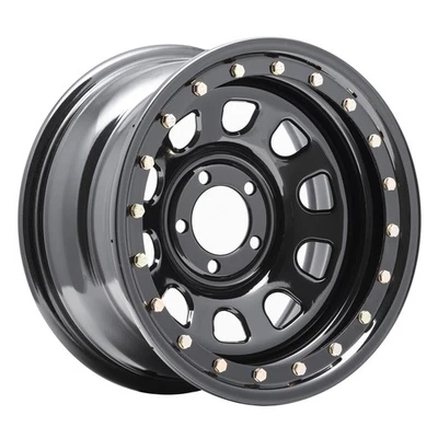 Pro Comp Wheels 252-5866 Rock Crawler Series 252 Black D-Window Wheel - Image 1 of 4