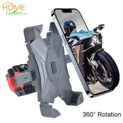 360° Rotation Motorcycle Phone Holder Bike Handlebar Mount for iPhone 16 Stable - Image 1 of 4