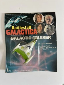 1978 Battlestar Galactica Diecast @Team-Green Galactic Cruiser@ by Larami, MOC - Picture 1 of 6