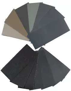 14-Sheets Sandpaper (60 to 10000 Grit), 9X3.6Inch Wet and Dry Sandpaper for Wood - Picture 1 of 12