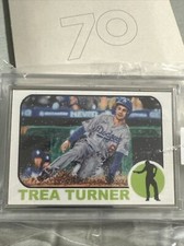 2021 TOPPS PROJECT 70 - TREA TURNER BY JONAS NEVER - AP 35/51 SILVER FRAME #631