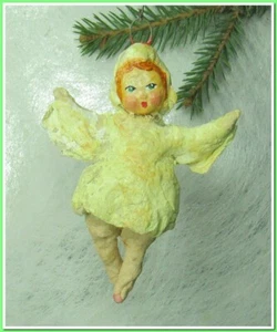 Ancien Ornement de Noël en coton Vintage Sapin Xmas Nouvel An 🎄#263251 - Imagen 1 de 9