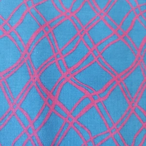 1 YD (36” x 44”) Cotton With Wavy Stripes. - Picture 1 of 1