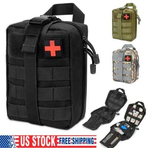 Kit táctico de primeros auxilios supervivencia Molle militar EMT bolsa médica bolsa vacía EE. UU. - Imagen 1 de 13
