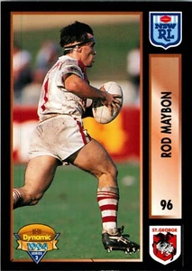 1994 ST GEORGE DRAGONS NRL Card ROD MAYBON - Picture 1 of 2