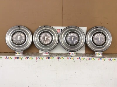 75 76 1975 1976 Pontiac Firebird Catalina Bonneville 15” juego de 4 tapacubos Foto 1 de 4