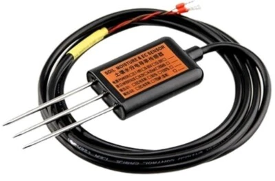 Sensor de suelo integrado 4-20 mA RS485 conductividad CE temperatura de humedad NPK Foto 1 de 3