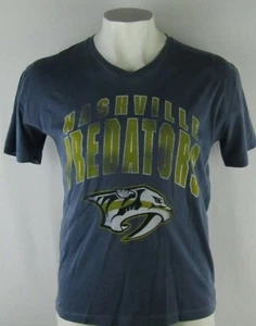 Nashville Predators NHL Men's GIII by Carl Banks Distressed Print Short Sleeve - Picture 1 of 7