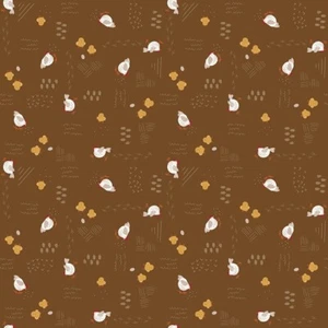 Country Life Chicken Scratch Soil Riley Blake Designs Sold by 1/2 yard - Picture 1 of 2