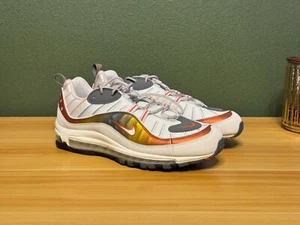 Nike Air Max 98 Rust White Vast Grey Orange CD0132-002 Mens Size 11.5 New - Picture 1 of 9