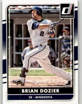 2016 Donruss Brian Dozier #115 Minnesota Twins - Image 1 of 2