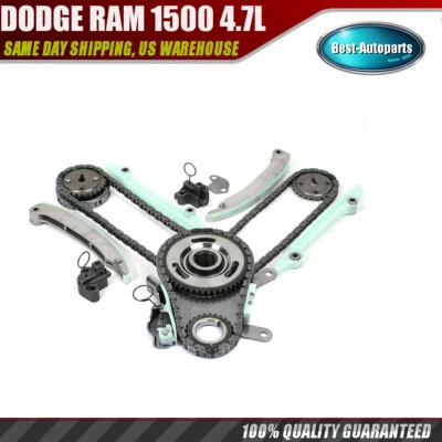 Timing Chain Kit Fits 07-13 Dodge Ram 1500 Dakota Aspen Jeep Commander 4.7L V8 - Изображение 1 из 4